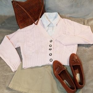 💥Hunter Run size small pink, button down cardigan